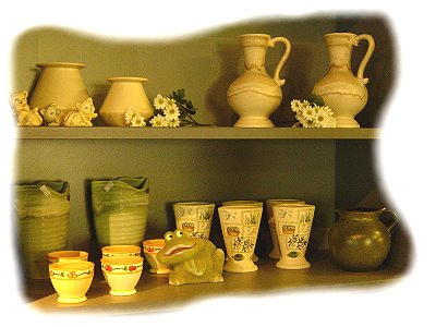 Detailfoto Accessoires aus Glas und Keramik